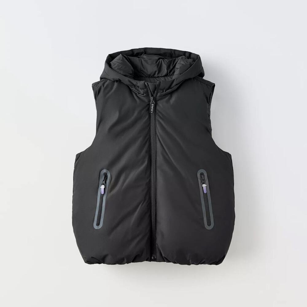 Zara Kids Unisex Sporty Puffer Vest Unisex